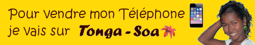 Pour vendre mon telephone, je vais sur Tonga-Soa a la rubrique Achat/Vente telephonie pub